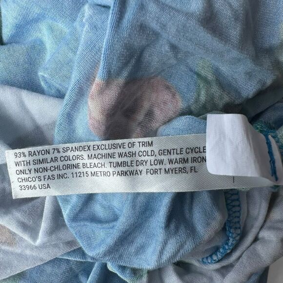 Soma Cool Nights Floral Lounge Nightgown Dress XXL Elevated Loungewear - Picture 5 of 6